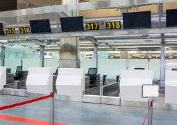 havalimanı karşılama bankosu